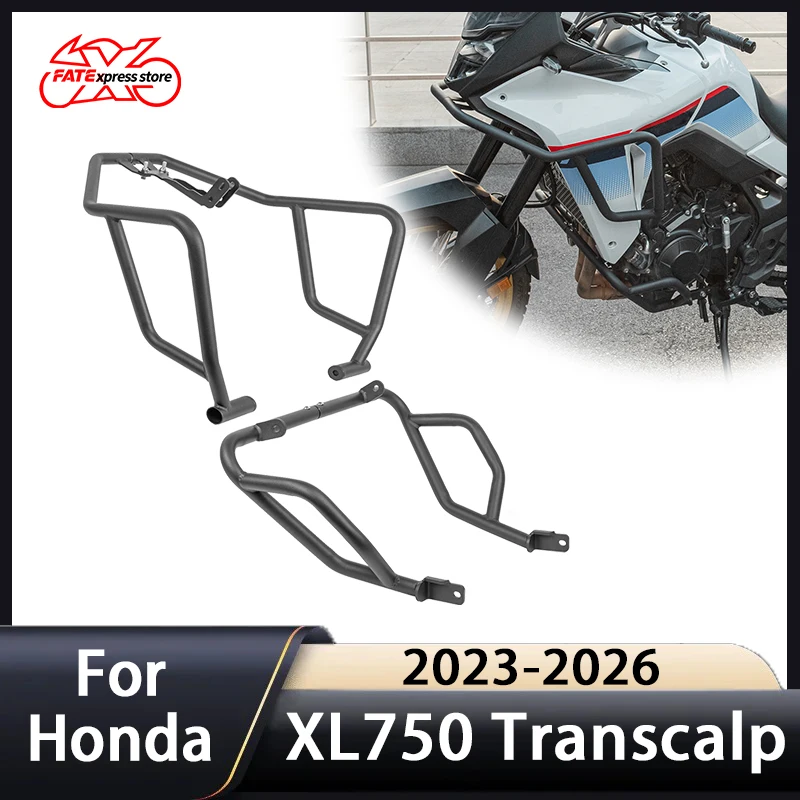 

For Honda XL 750 xl750 Transcalp 2023-2026 Engine Crash Bar Guard Motorcycle Highway Bumper Stung Cage Frame
