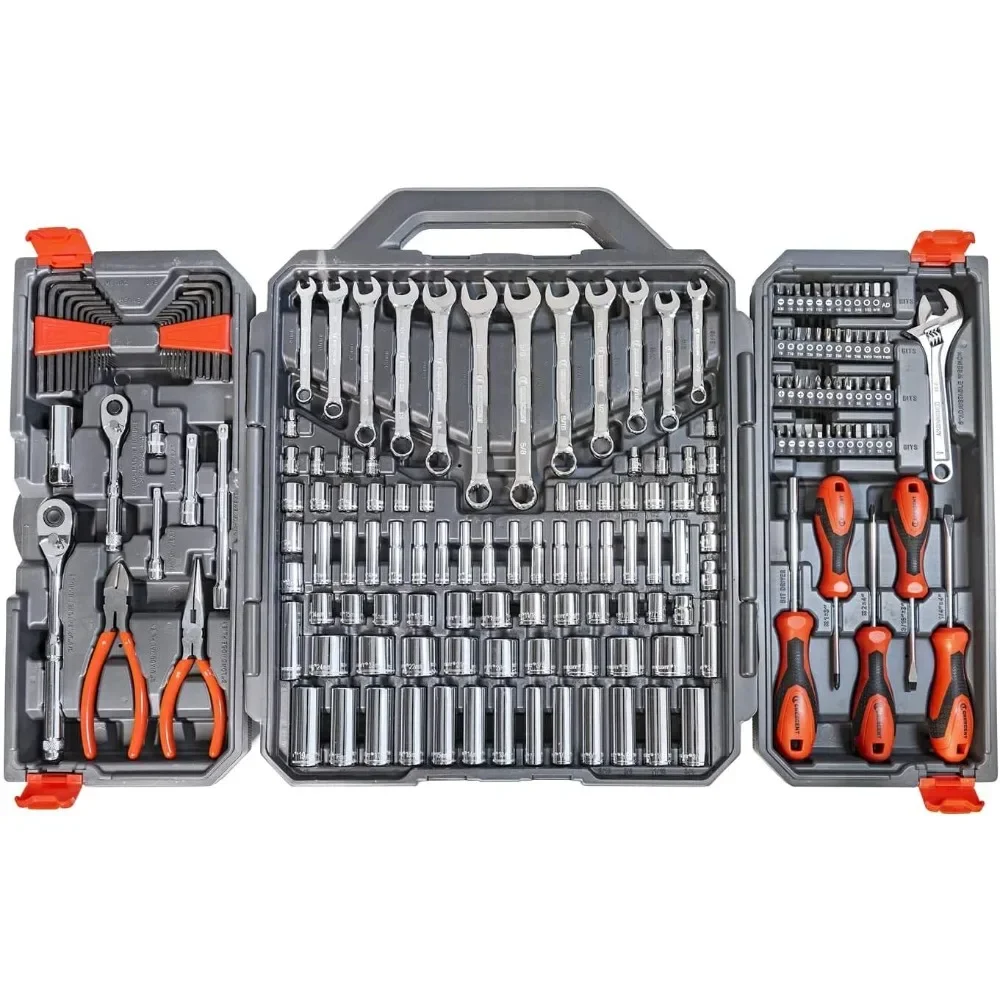 

180 Piece Professional Tool Set in Tool Storage Case - CTK180