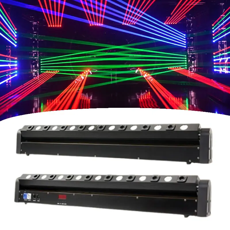 Butoy 8 Eyes Stage DMX LED Fascio Laser Moving Head Light RGB 500mw 300mw Luci da bar per DJ Disco Party Progetto di nozze Wash Spot