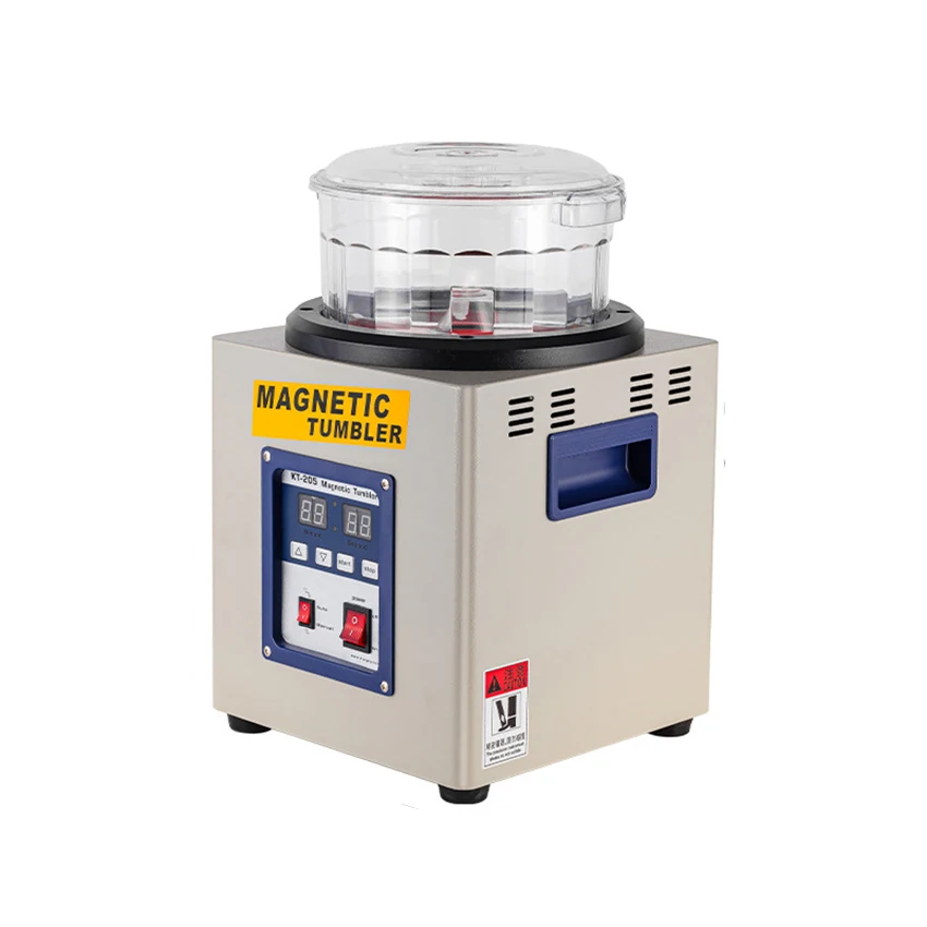 

KT205 Polishing Machine Electric Magnetic 800g Tumbler for Deburring and Chamfering Grinding 2000rpm DIY Jewelry Making Tools