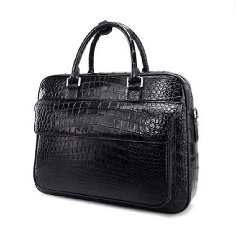 weitasi  new Crocodile skin men handbag business casual single shoulder bag for men handbag