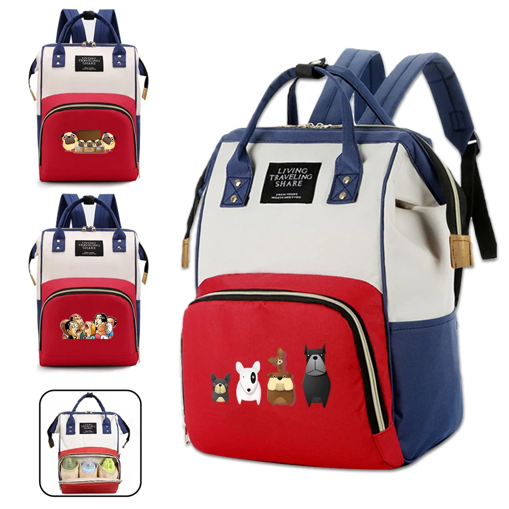 

Maternity Backpack ​2025 New Cartoon Series Multifunction Travel Mommy Bag Diapers Milk Bottle Storage Bag Multi-Pocket