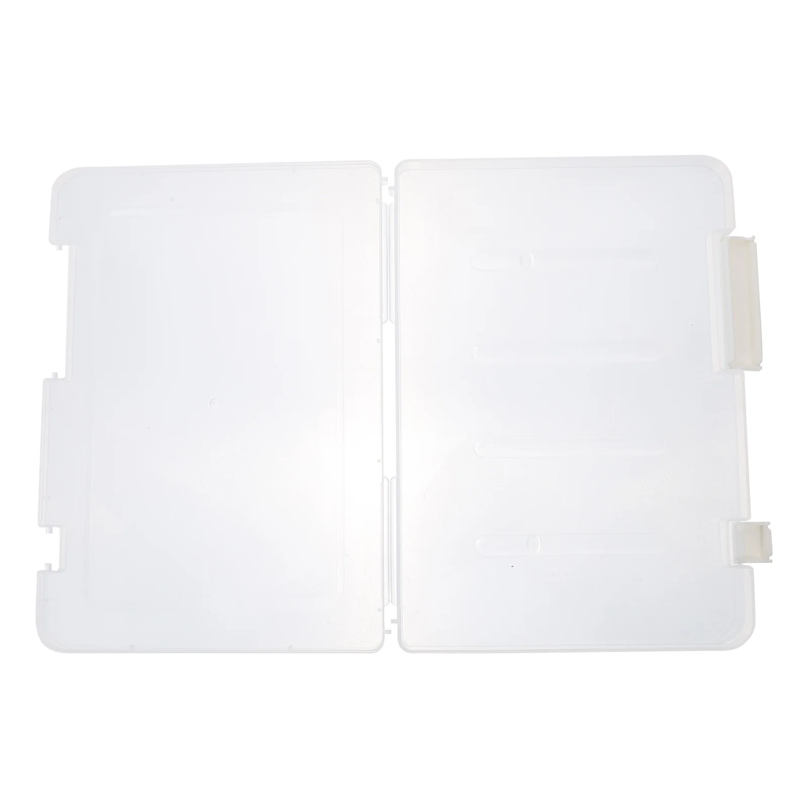 

Plastic File Boxes Storage Organizer for Office Desk Papers Container Lightweight Environmental Protection Storage Box