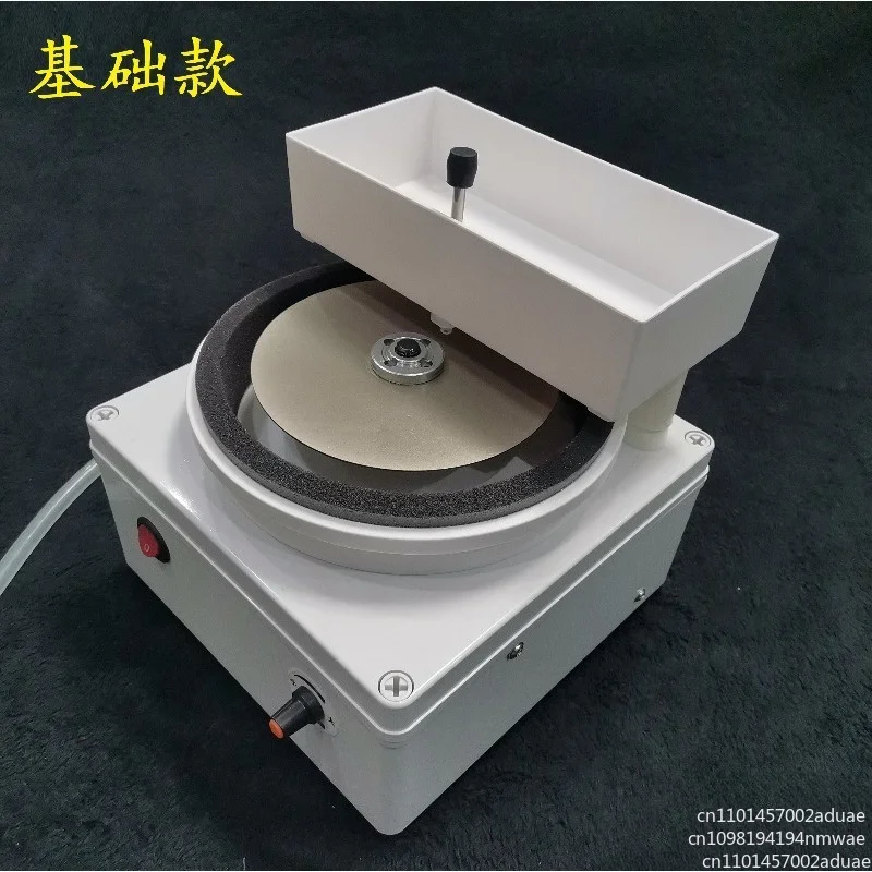 Electric Flat Grinder - 125MM Diamond Grinding Wheel, Portable Sharpening Machine for Knives/Gemstones/Lapidary (Water-Cooled)