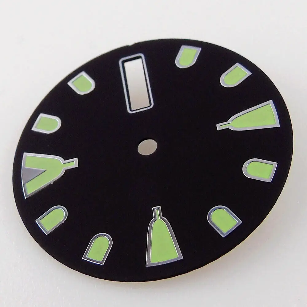 

For NH36A 28.5mm Black Sterile NH36 Model Watch Dial Watch Face Lume Day/Date