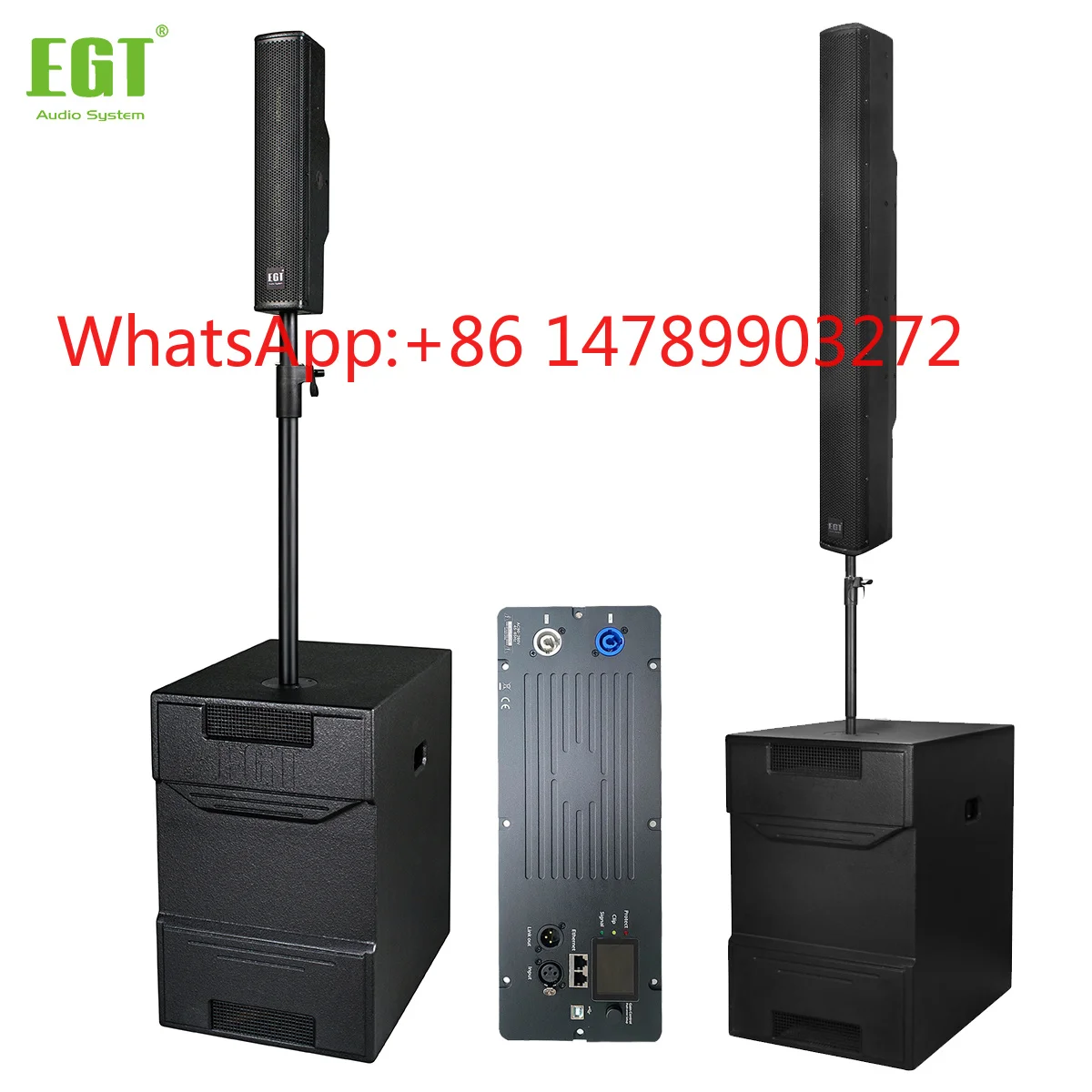 CL4H Passive Column Line Array Speaker For Indoor Outdoor Church Wedding Stage Audio Equipment