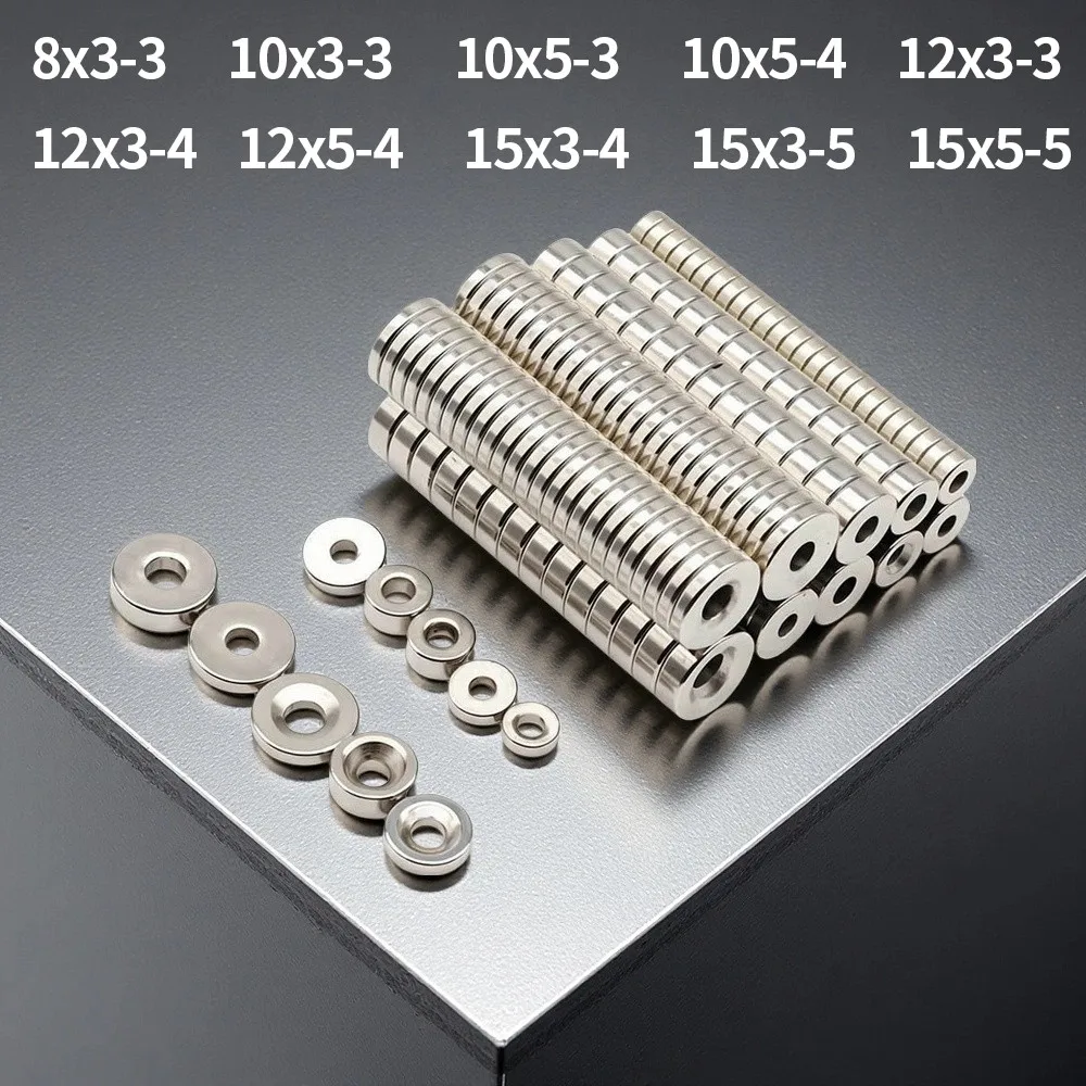 

Imans Refrigerator Magnets With Holes For Diy Office Whiteboard Workshop Suitable Tools Home Workplace, Etc