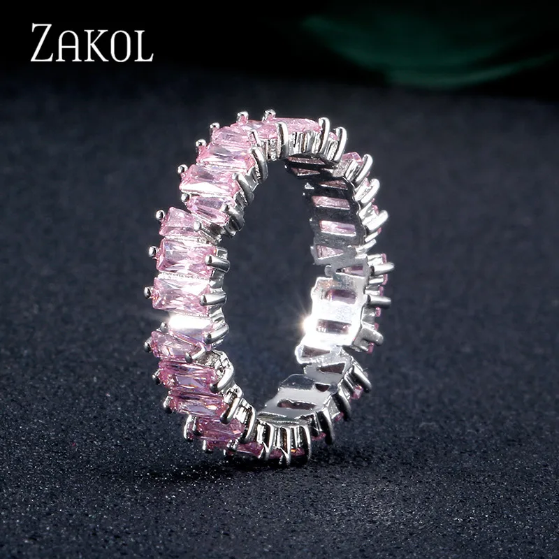 Women's Multicolor Cubic Zirconia Wedding Ring