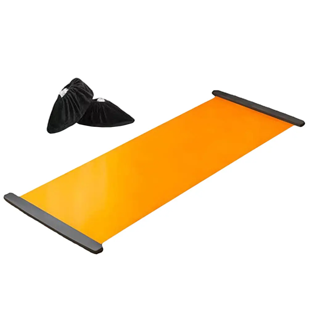 

Sliding Pads 140CMX50CM Orange Slide Board Home Training Balance Sports Workout Non Indoor Skating
