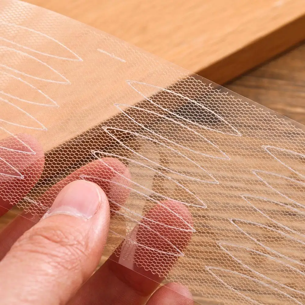 ลูกไม้ตาข่ายรูปมะกอกวางรูปที่มองไม่เห็น Double Fold Eyelid Shadow สติกเกอร์เทปแต่งหน้าความงามเครื่องมือเปลือกตา