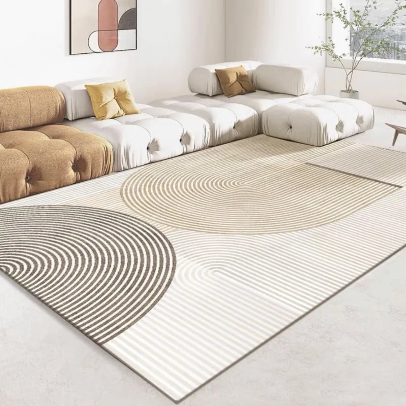 VIKAMA Nordic Style INS Geometric Carpet Living Room Bedroom Anti slip Wear resistant Durable Home Decoration