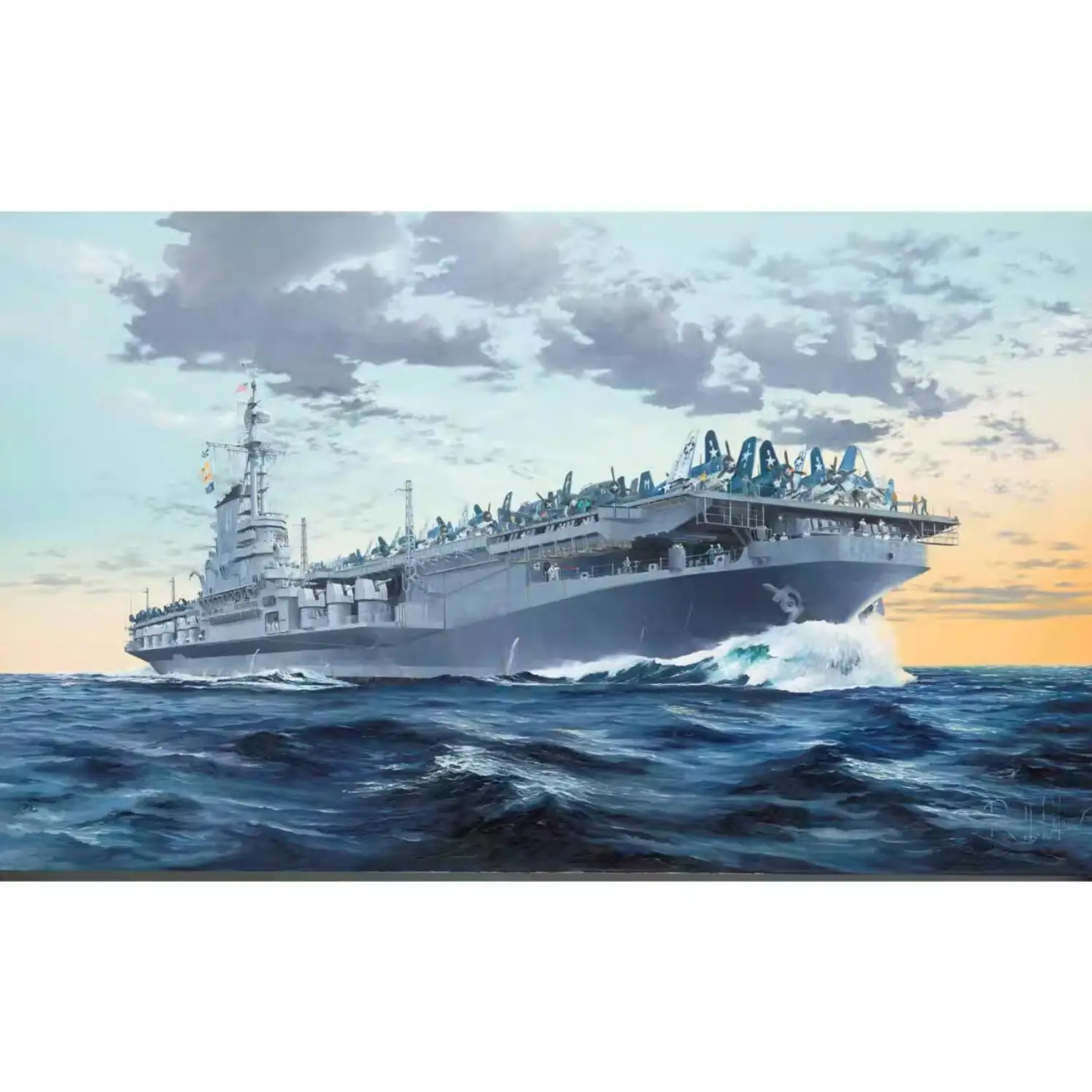 TRUMPETER 05634 1/350 SCALE MT-LB AUSS Midway CV-41