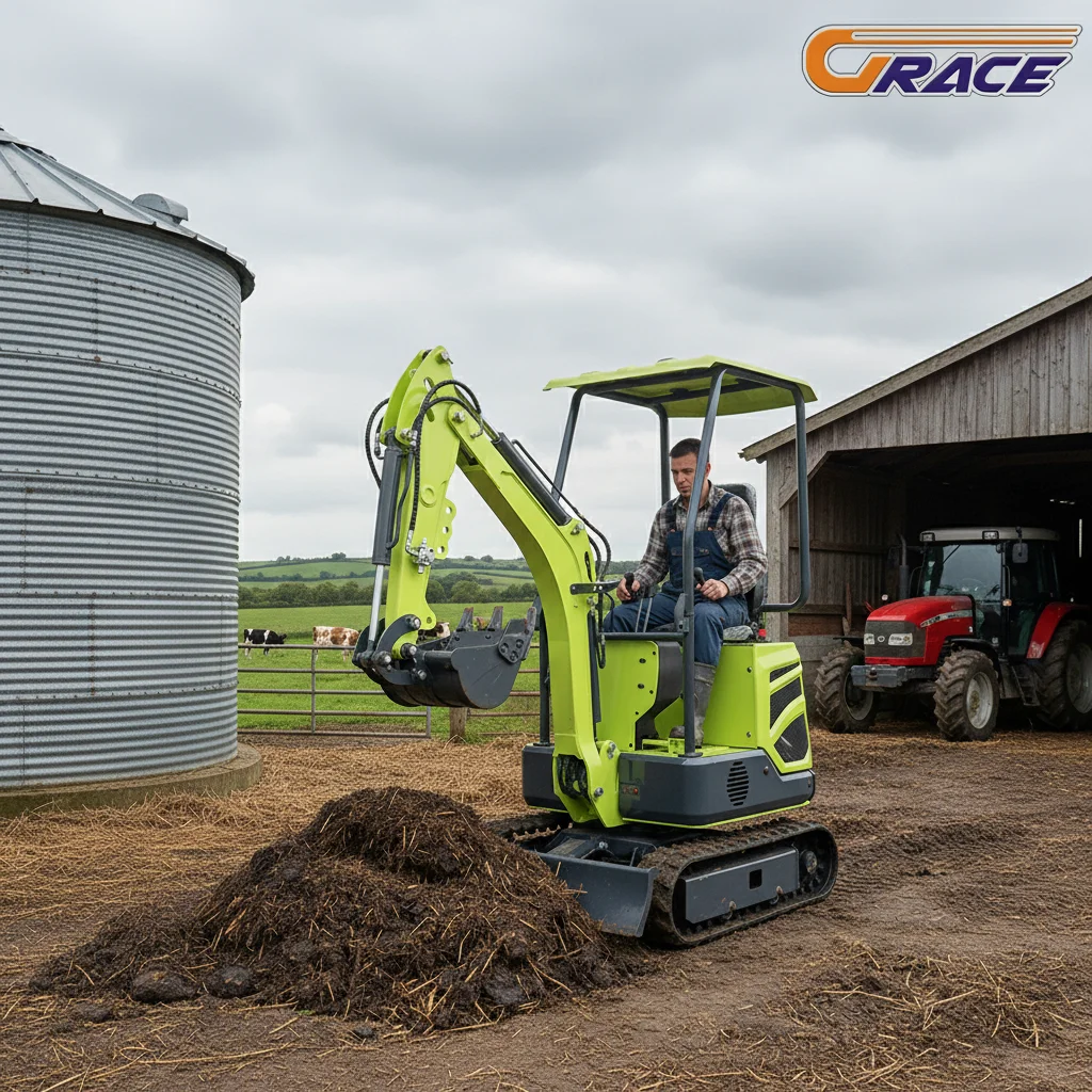 

3ton Mini Crawler Excavator Hydraulic Pell Digger - Heavy Duty Agriculture Construction