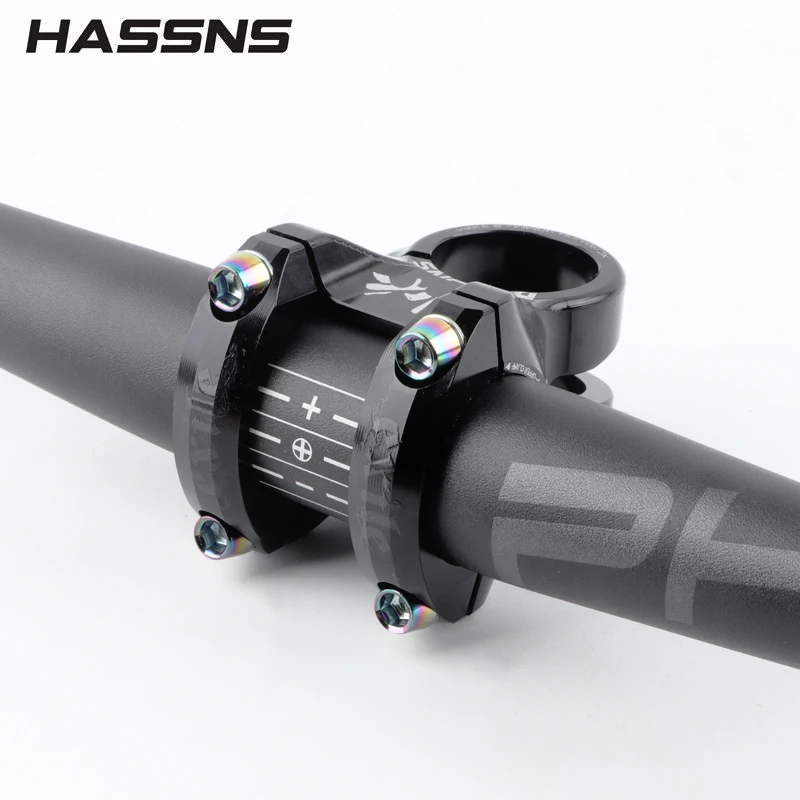 HASSNS TR2 Bicycle Stem Road Short Power Mountain Bike Handlebar Stem 31.8/35*40MM Mtb Table Power Riser Handle Cycling Bridge