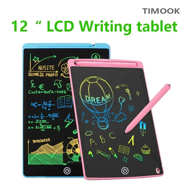 12 Inch Digital Drawing Tablet with LCD Screen Electronic Handwriting Pad for Learning And Creativity Writing Board