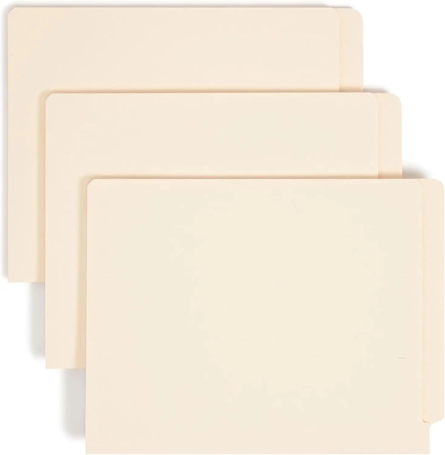 

50 Count Manila File Folders with Reinforced Straight-Cut Tabs, Letter Size for Office and Home Organization
