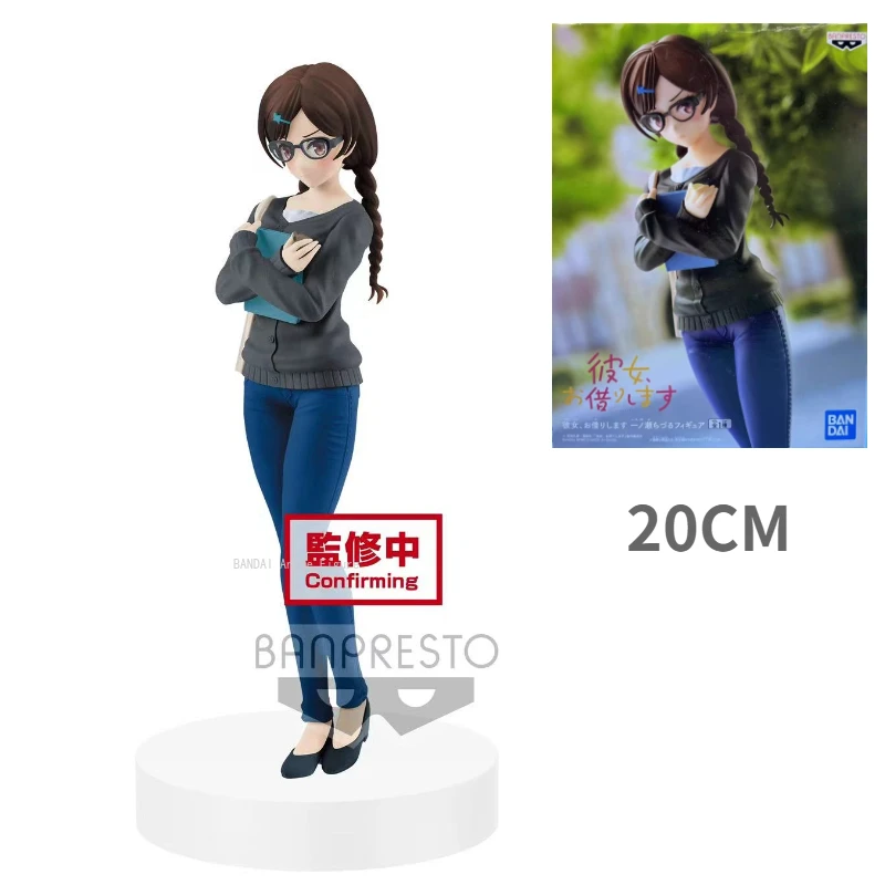 In Stock Bandai Original Banpresto Rent A Girlfriend Mizuhara Chizuru Anime Action Figures Figures Model Collection Toys Gift