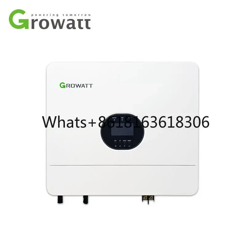 GROWATT Most Efficiency SPF 6000ES Plus 230VAC 50/60Hz 6KW Off Grid Solar Inverter for 48V Battery