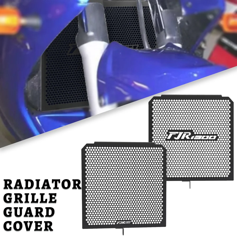 

Radiator Grille Guard Grill Cover Protector Motorcycle For Yamaha FJR1300 FJR 1300 2001 2002 2003 2004 2005 Aluminium Accessorie