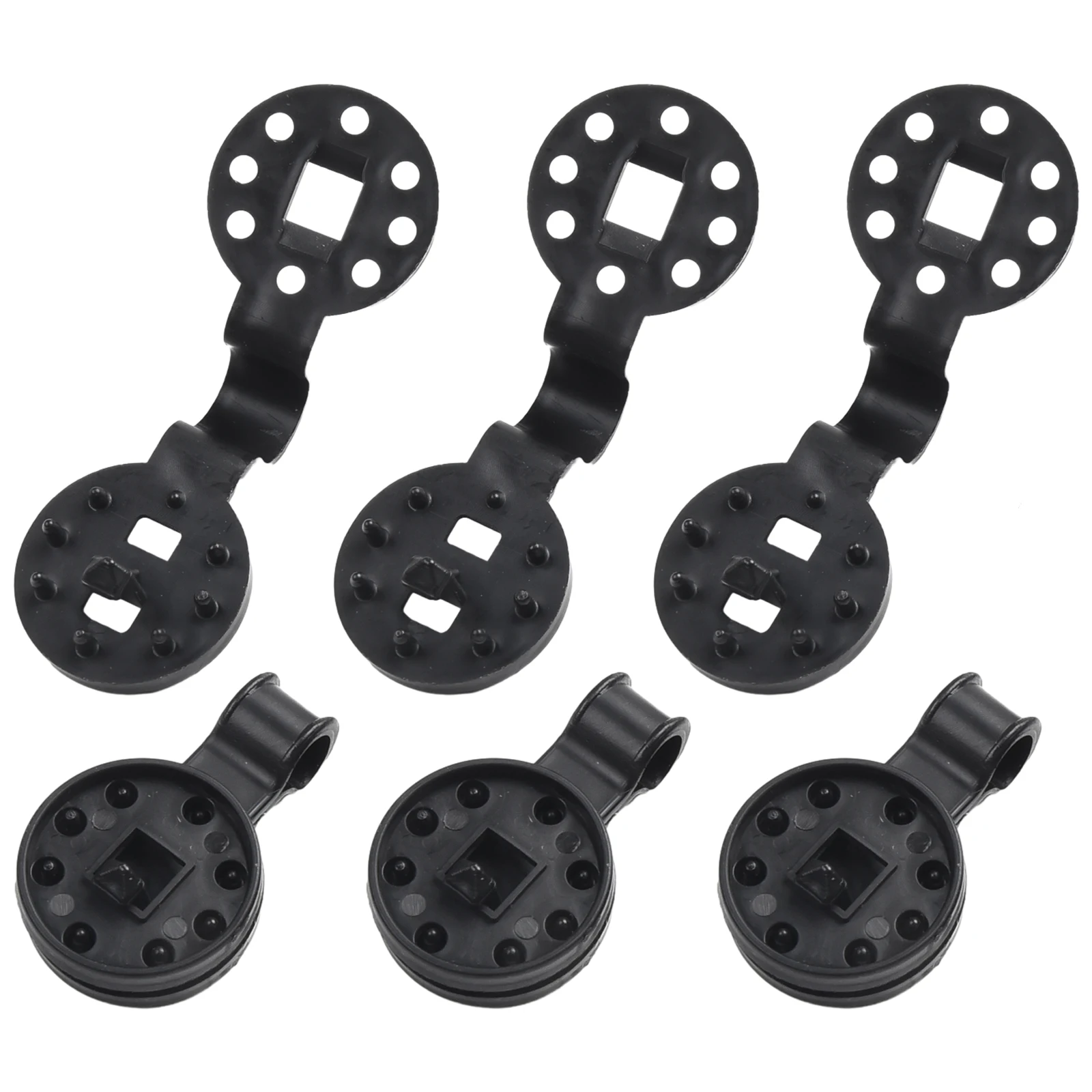 

50pcs Shade Cloth Plastic Clip Sturdy Heavy Duty Lock Grip Fix Clamp Black Garden Supplies Tools Parts Accessories