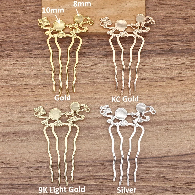 BoYuTe (20 Pieces/Lot) 54*80mm Alloy Hair Comb Vintage Style Diy Jewelry Accessories Handmade Materials