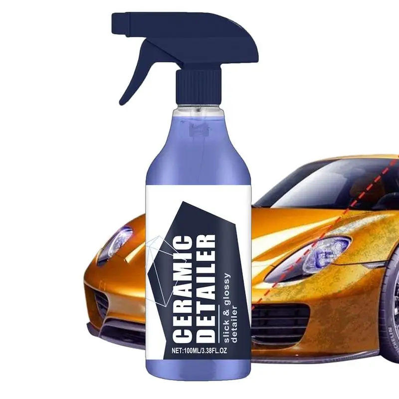 

Car Ceramic Coating Spray 100ml Ceramic Coating Polishing Spray Professional Nano Scratch Repair Spray Car Body Cleaner For