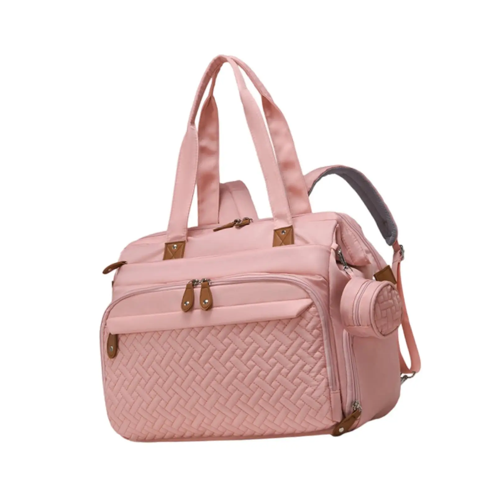 Diaper Bag Backpack Travel Bag Multiple Pockets Dry Wet Separation Portable with Shoes Compartment for Mom Dad Wipes Women