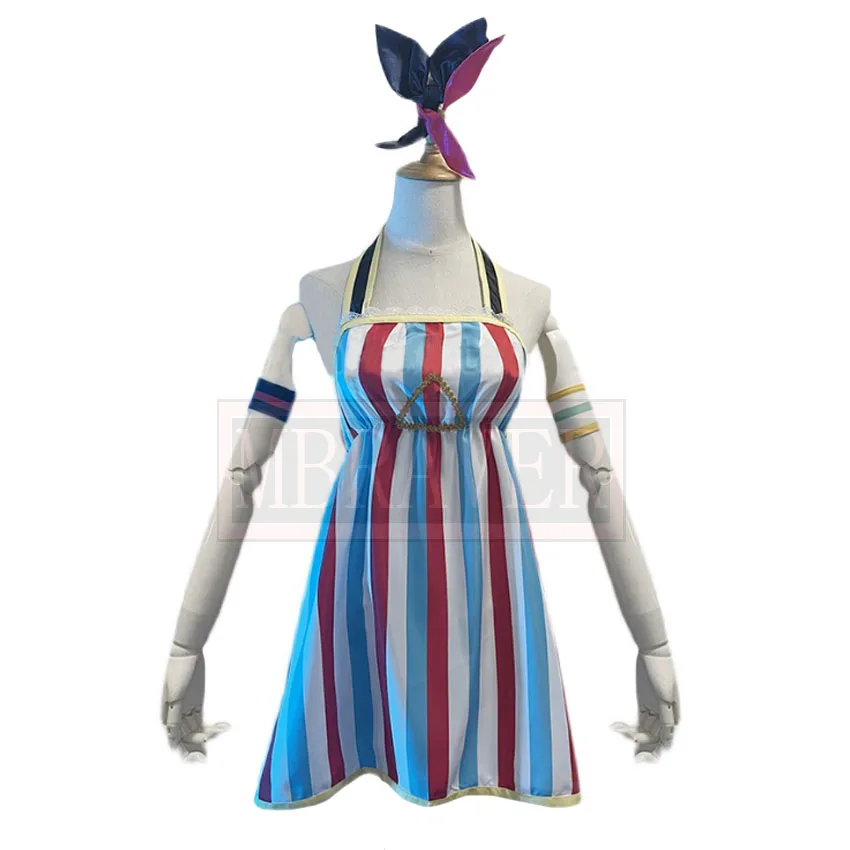 

2022 Youtube Vtuber Hololive Omaru Polka Sexy Beach Swimsuit Cos Cosplay Costume Halloween Custom Made Any Size