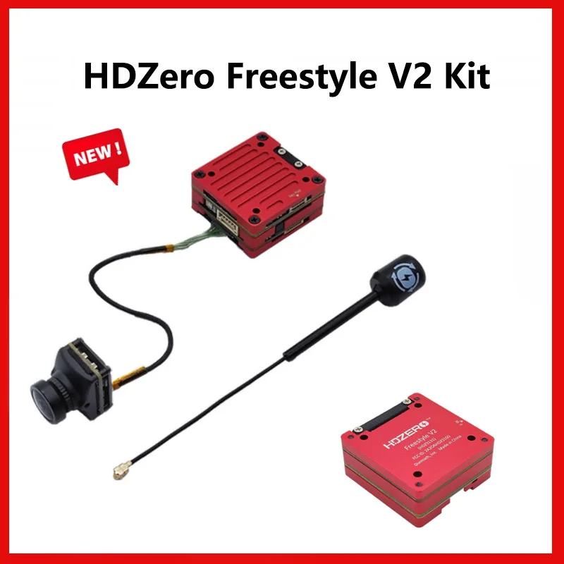 New HDZero Freestyle V2 VTX Kit Digital HD Video Transmitter 5.8GHZ Supports 720p60/1080p30/540p60/540p90 For FPV Drone