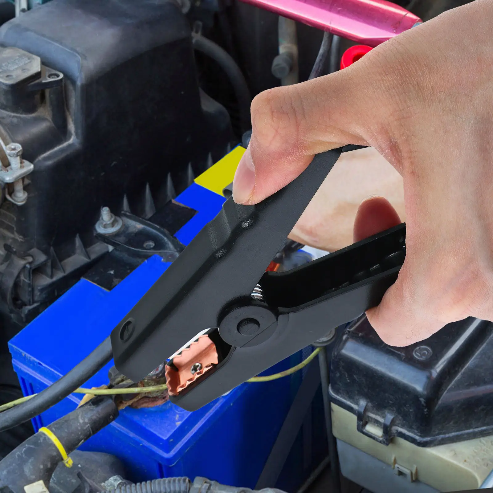 

Automotive Starter Clamp Clip Replacement Jump Starter Cable Strong Starting Ability Emergency Car Jumper Cable Portable