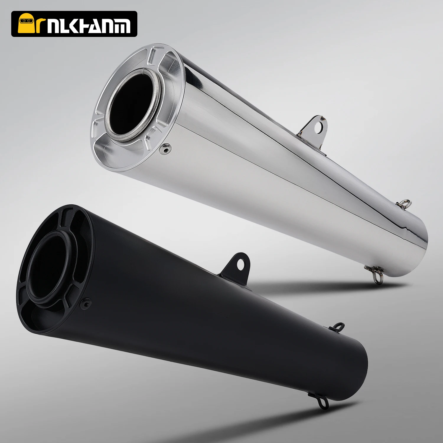 

51MM/60MM Brocks Exhaust Motorcycle Muffler Escape Moto Motorcross Slip On Bicycle Pitbike Racing BROCKS For GSX1300 Z900 R1 R6