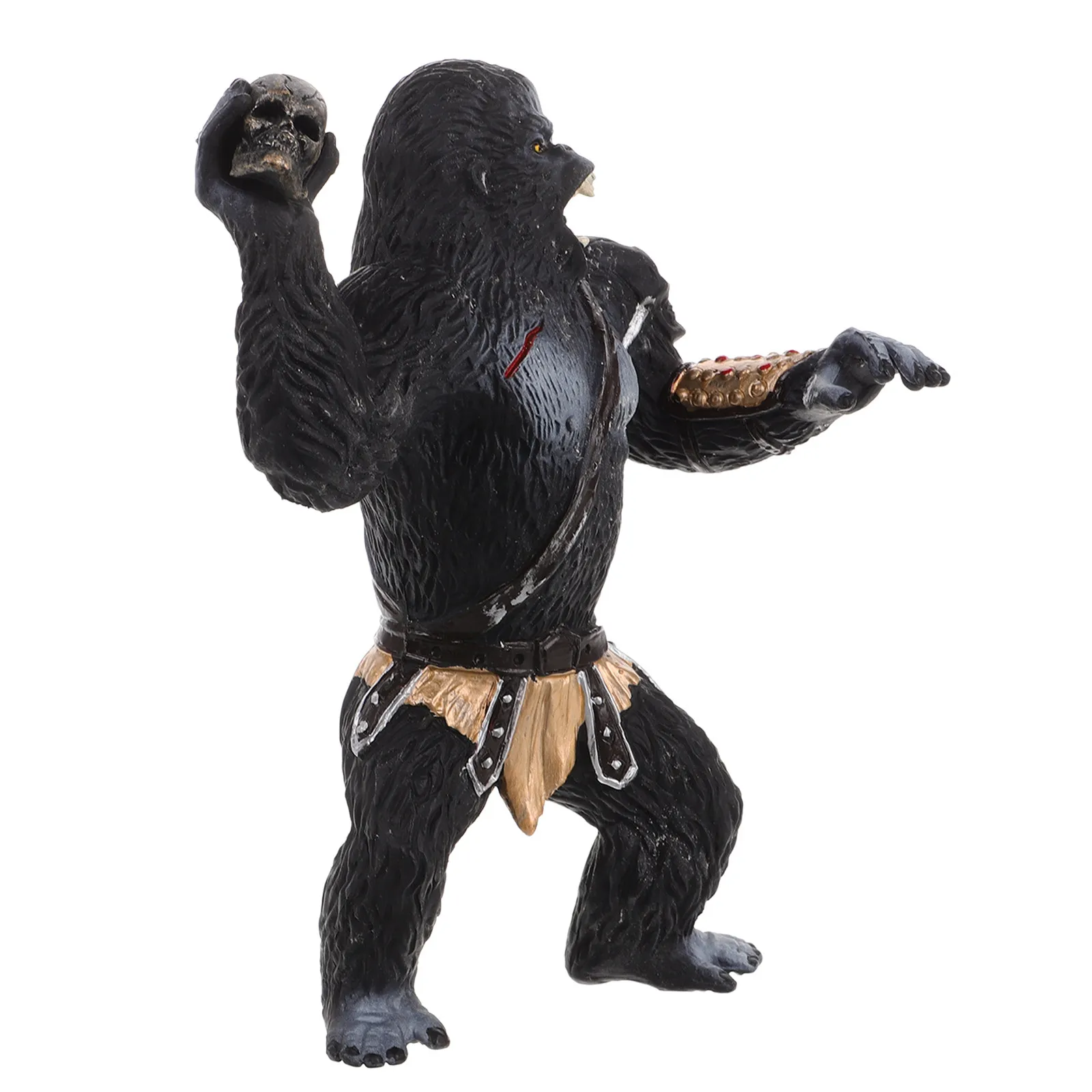 

Realistic Plastic Gorilla Statue Jungle Animal Sculpture Educational Wildlife Collection Colorful Figure for Kids