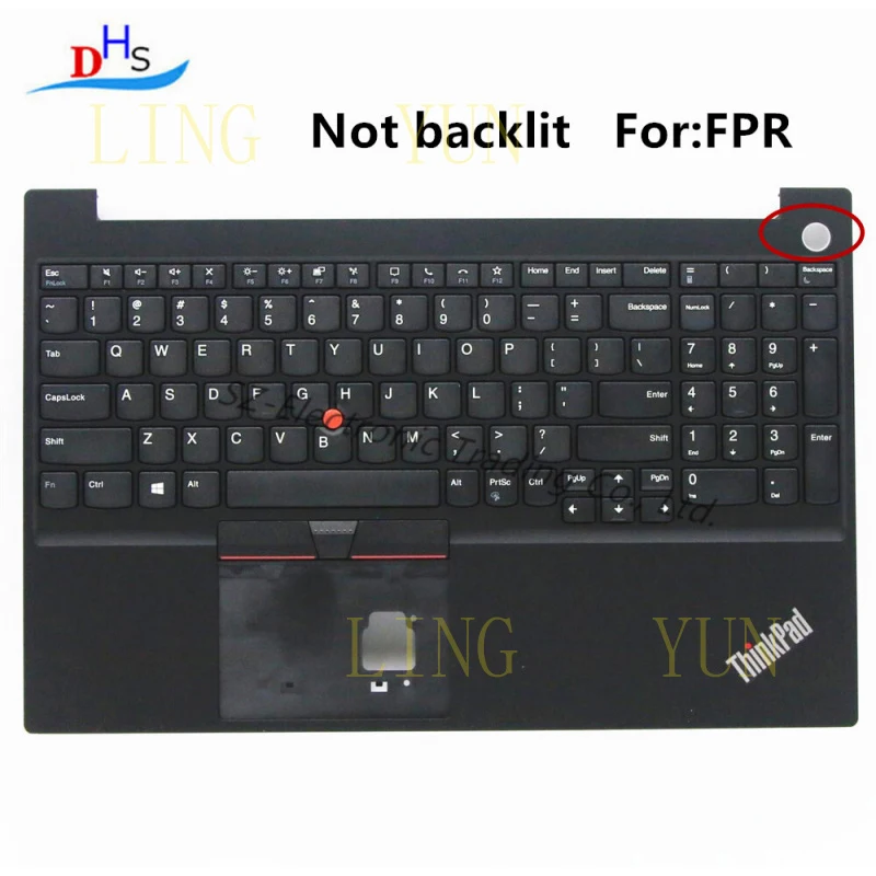 

Z 5M10W64550 Для Lenovo ThinkPad E15 Gen 2 20T8 20T9: Крышка клавиатуры и рамка для рук (Palmrest)