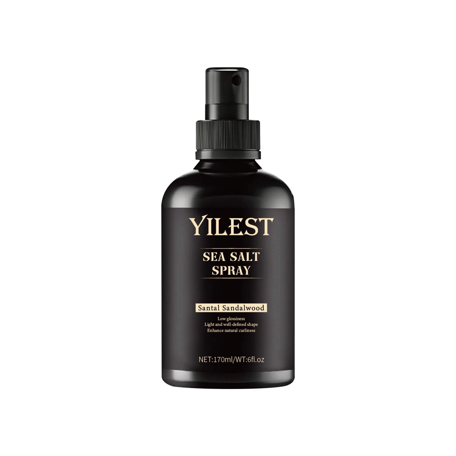 YILEST Santal Sandalwood Sea Salt Styling Spray 170ml Light Hold & Low Shine for All Hair Types Men/Women Hair Fixing Care Spray - view 6