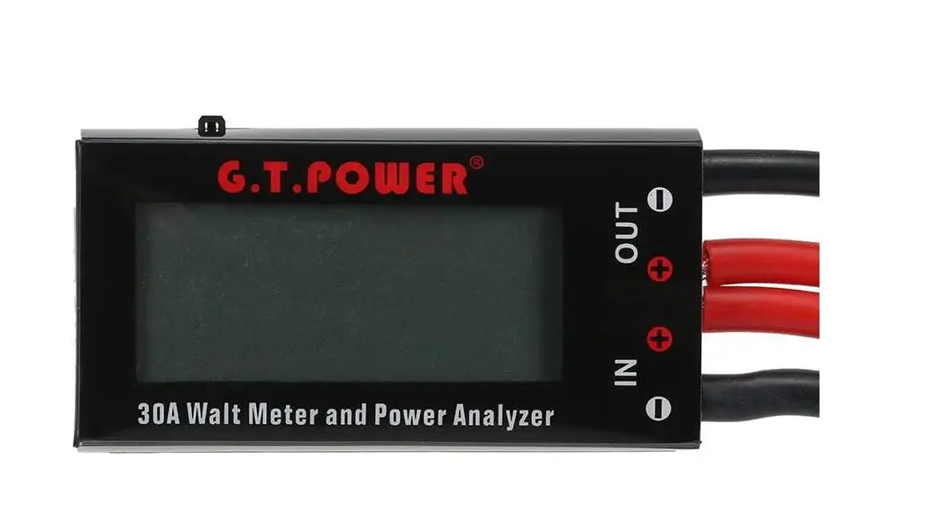 GT Power mini watt meter 30A power analyzer data storage function Watt Meter and Power Analyser
