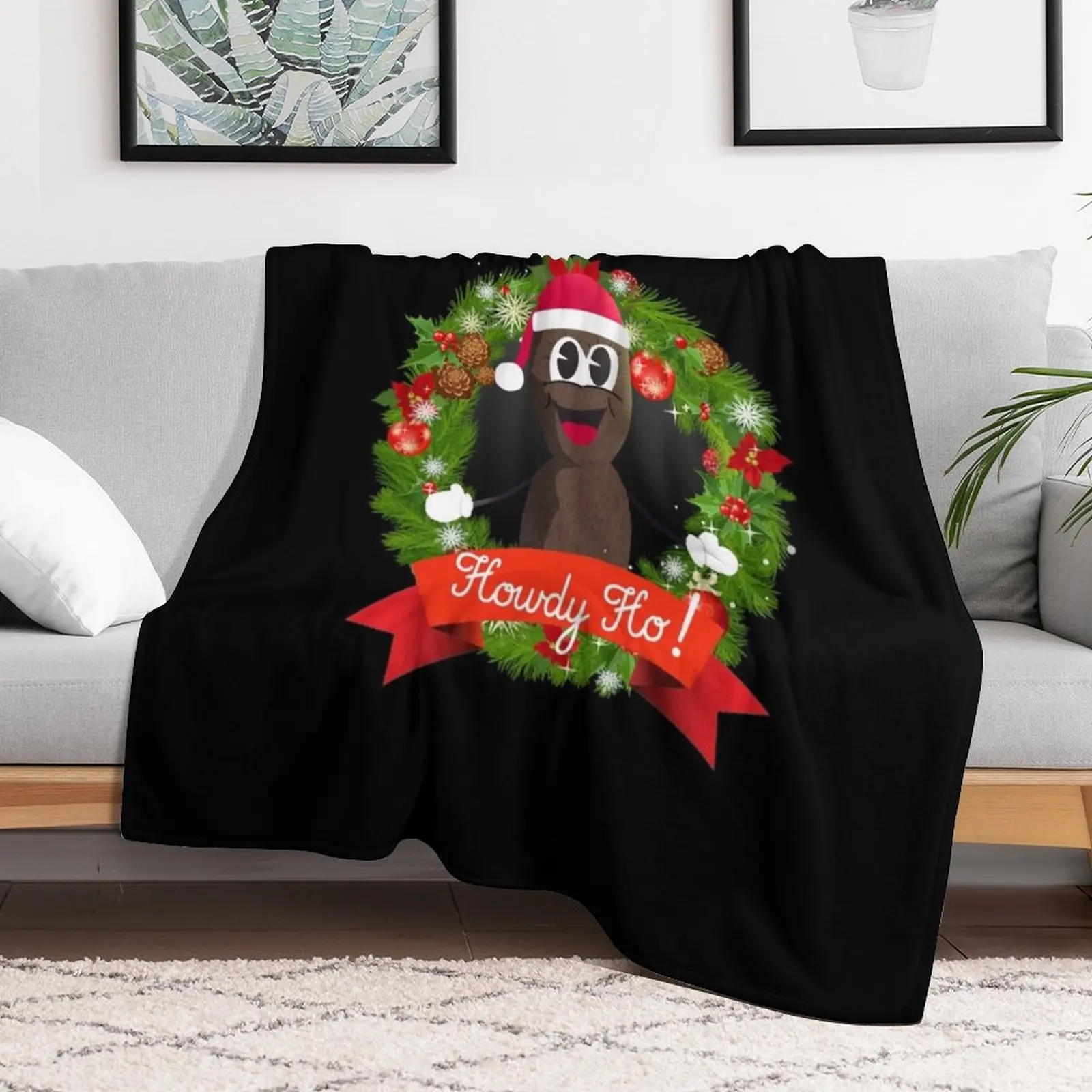 South Park - Mr Hankey - Howdy Ho! Gift For Men and Women, Gift For Fans, Gift Christmas Day Throw Blanket Flannel Blankets