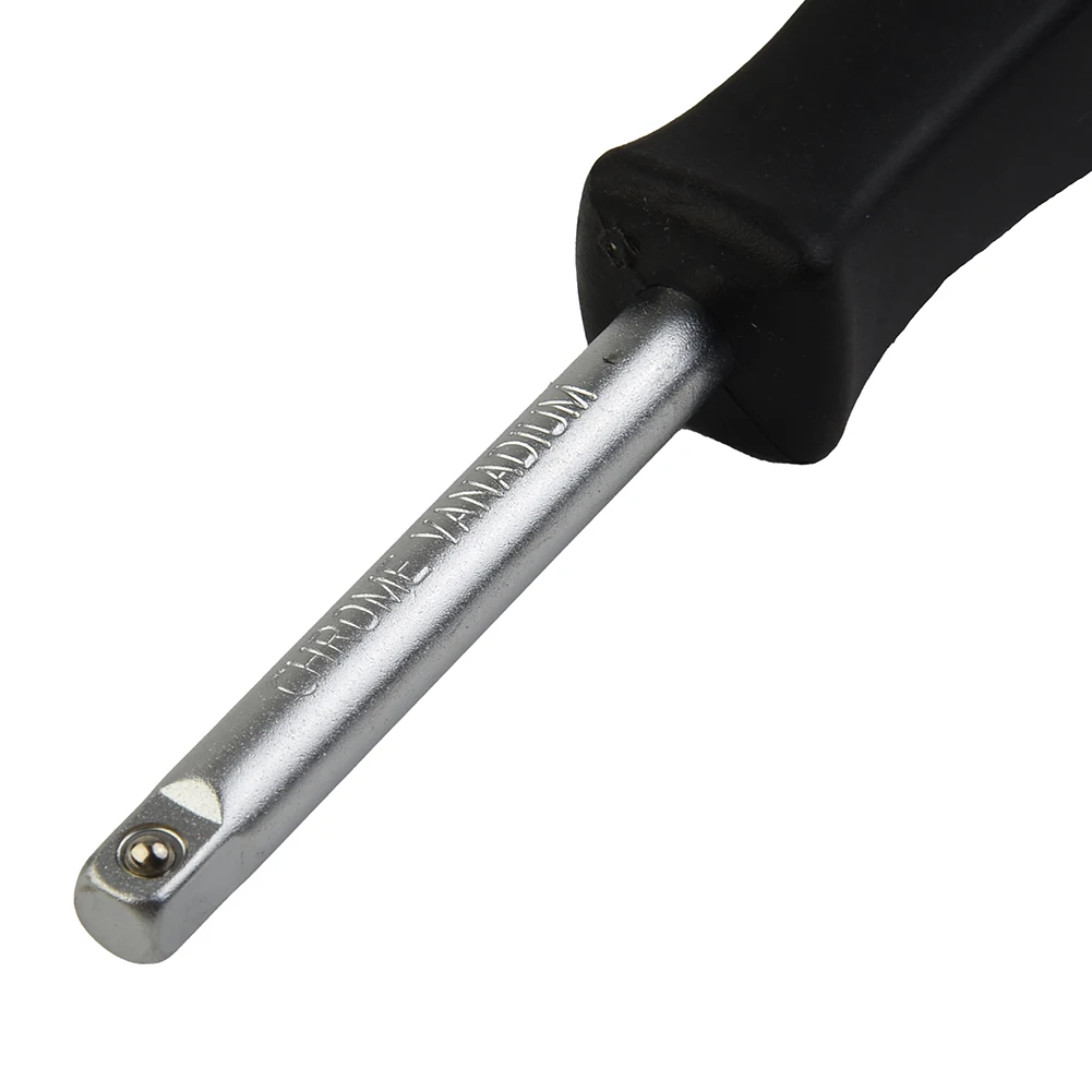 Screwdriver Connecting Rod Small 1/4" 150mm 6.3mm Black Bottom Hole Connection Handle Dual-purpose Multi-function