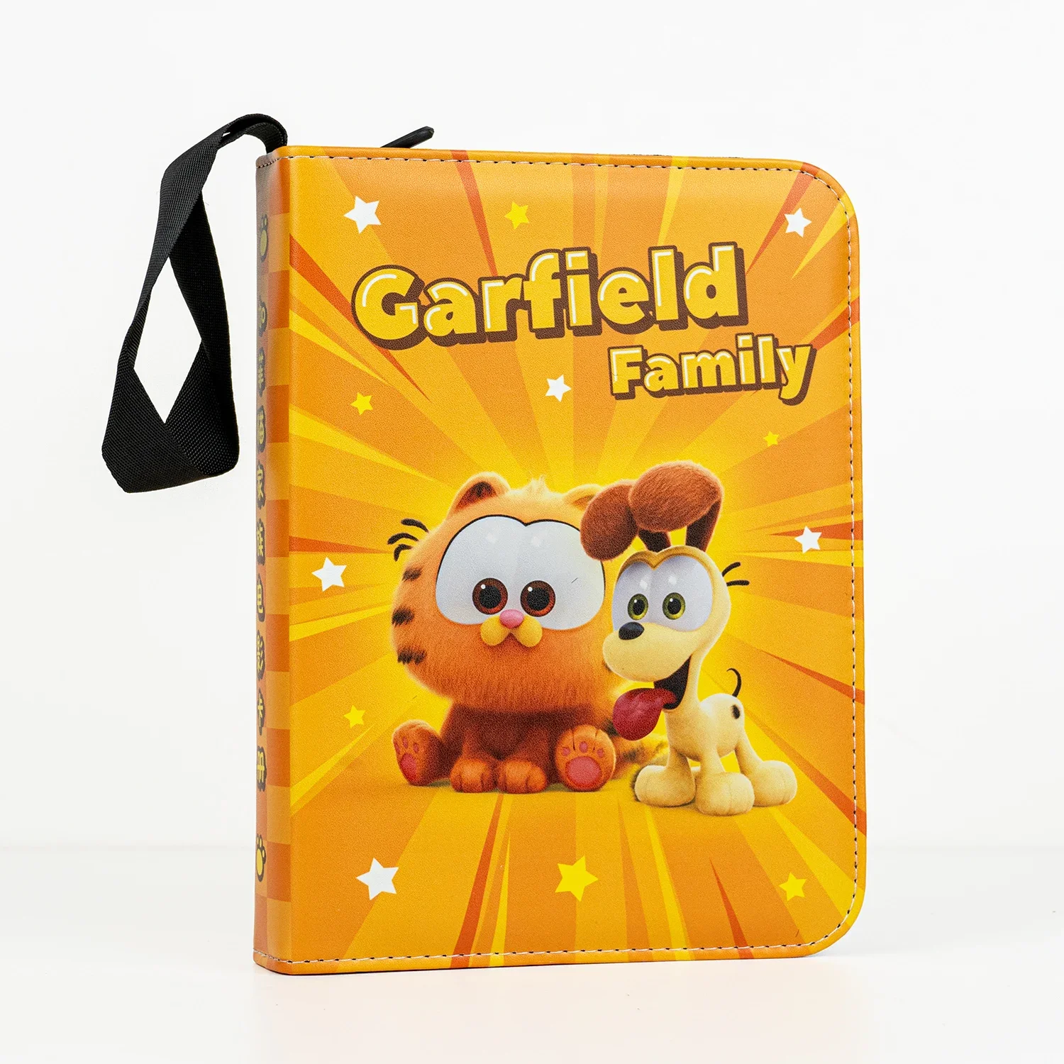 CARDFUN The Garfield Movie Collector Card Album 4 Pocket TCG Trading Card Binder PU Leather Cover 160 Pocket Card with Sleeves