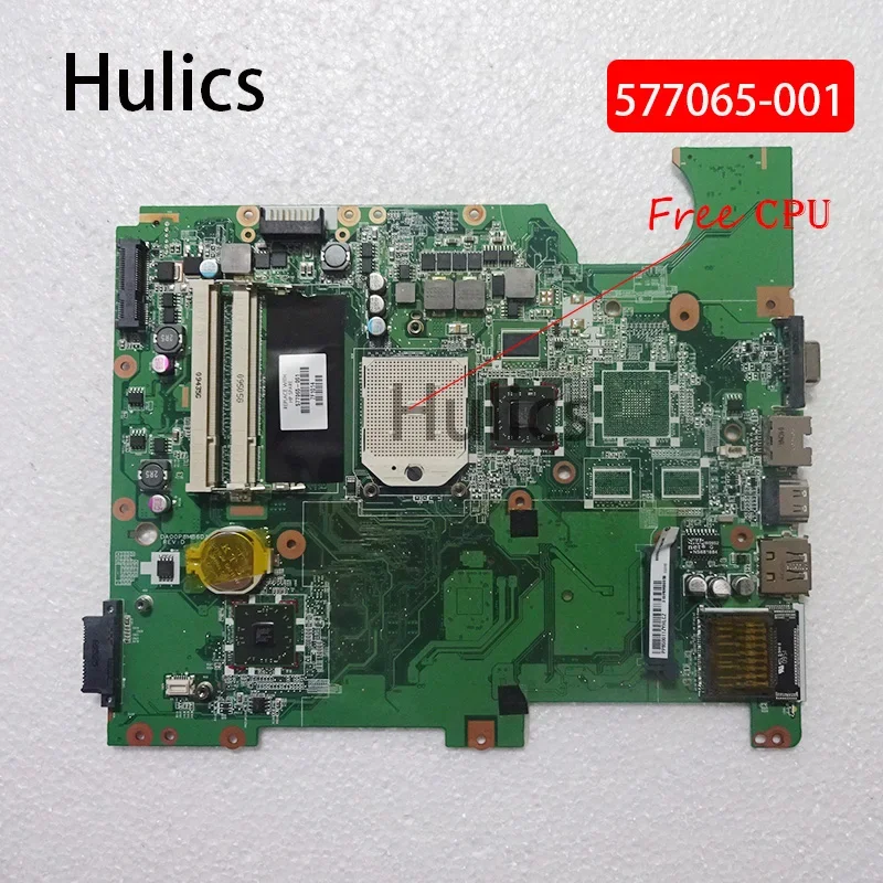 

Hulics б/у 577065 Для материнской платы ноутбука HP 577065 -001 CQ61 Материнская плата G61 DAOOP8MB6D1