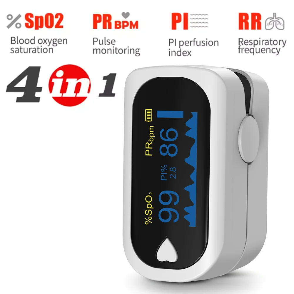 Pulse Oximeter Finger Blood Oxygen Meter Organic Light-emitting Diode (OLED) Blood Oxygen Meter