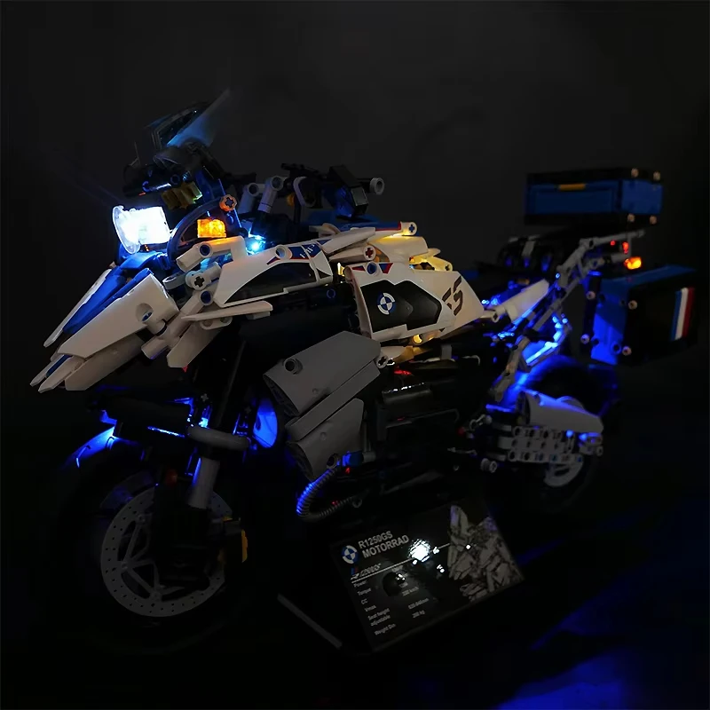 RC DIY LED Light Kit Voor LEGO T4022 R1250 GS Motorfiets Bouwsteen Set (Alleen LED Licht, zonder Blokken Model)