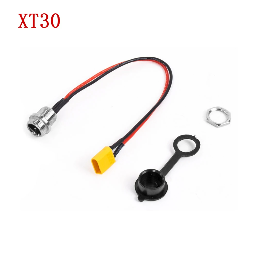 سكوتر شحن ميناء 3-pin XT-30/60 الطيران رئيس كابل تسخير موصل ل صفر 8/9/10/8X/10X/11X تهمة ميناء استبدال أجزاء #6