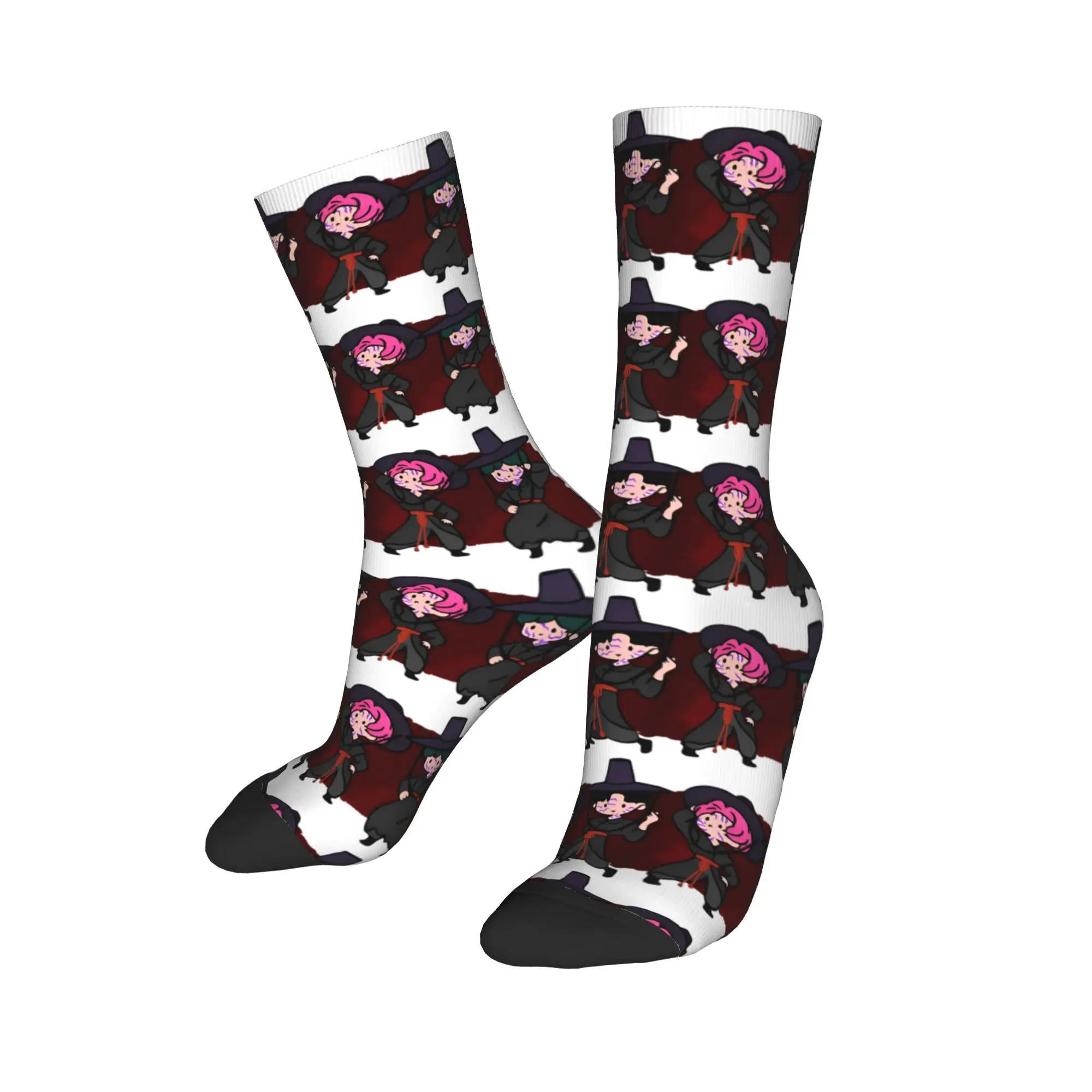

KPop Demon Hunters Socks Autumn Stockings Funny Women Men Quality Socks Design Skateboard Anti Skid Socks