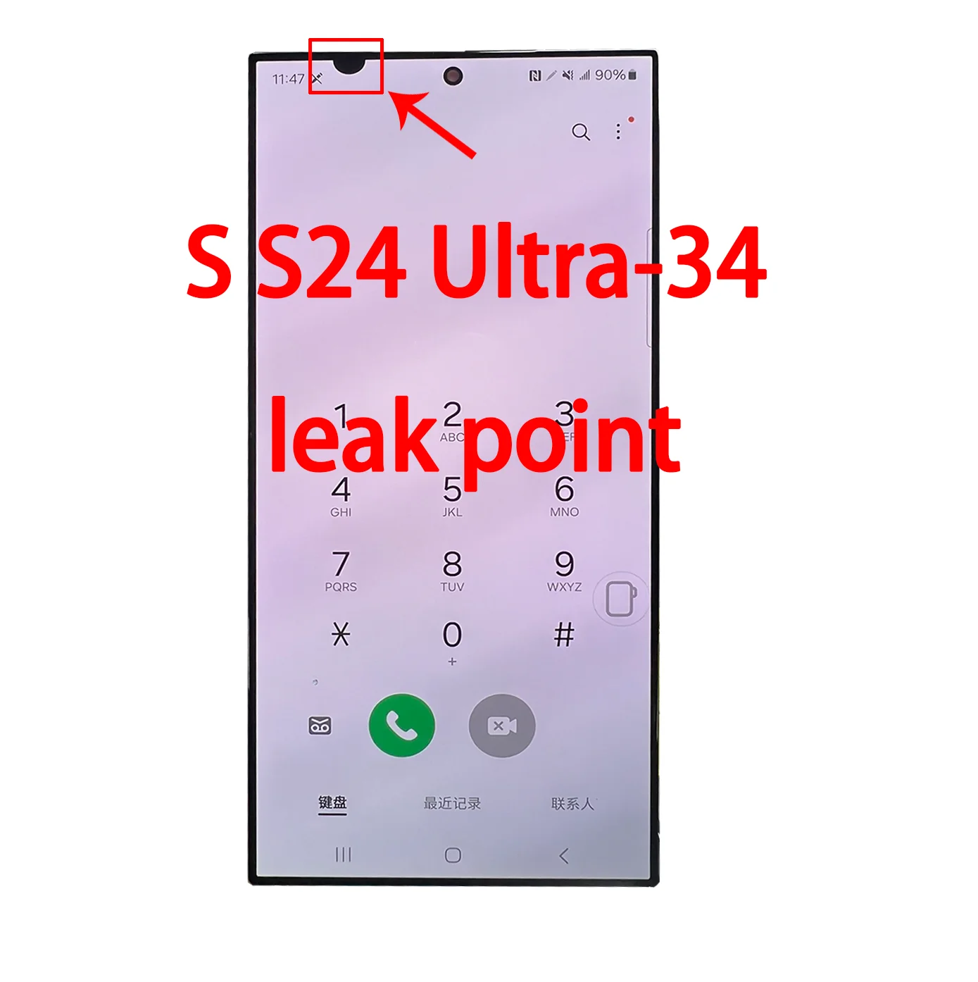 New Tested 6.8'' SUPER AMOLED LCD For Samsung S24 Ultra S928E LCD Display Touch Screen No Frame Digitizer Assembly With Defect