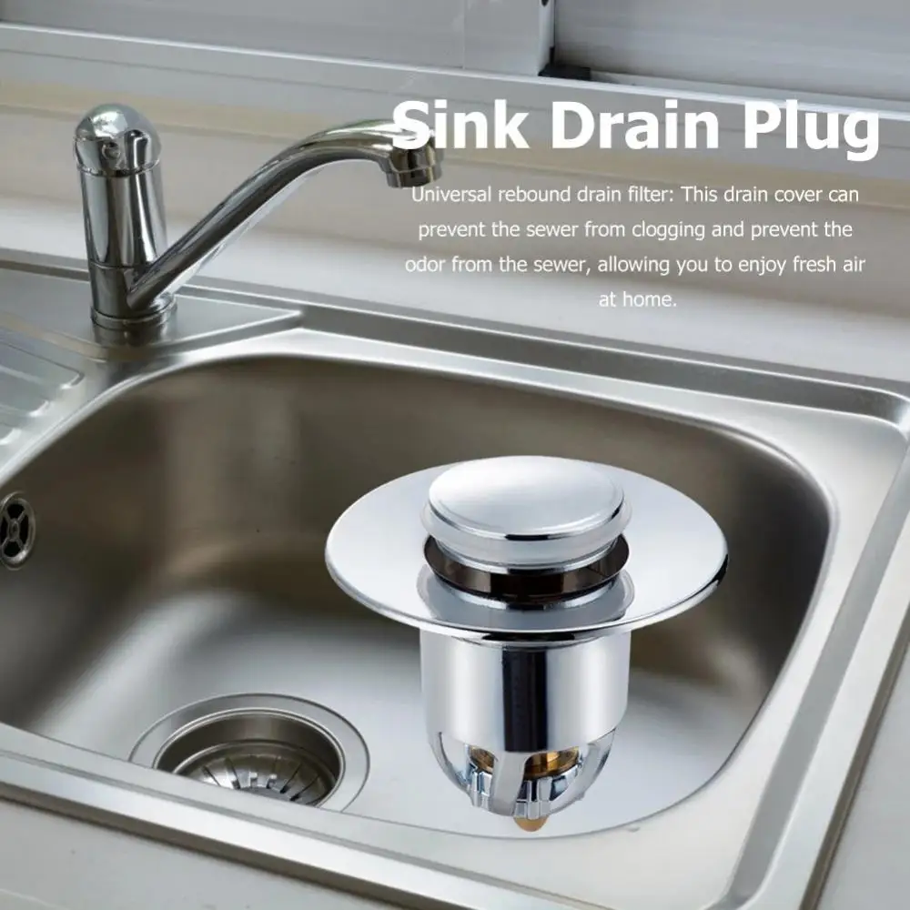 Innovative Design Leaky Stopper Easy To Use Sink Strainer Effective Filtration Drain Plug Water-saving Feature Home Improvement