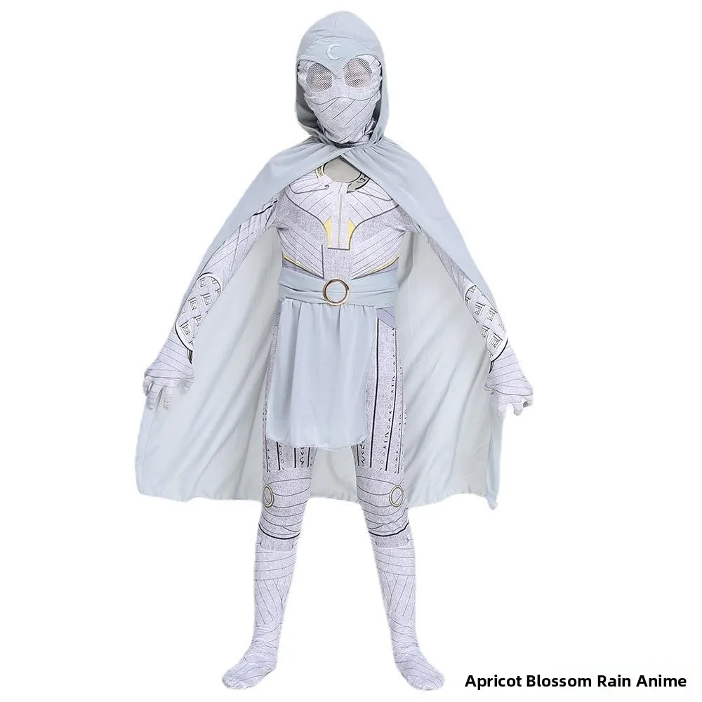 بدلة فارس القمر للأطفال، زي تنكري ضيق، ملابس لعب الأدوار لشخصيات الأفلام في الهالوين، زي للعروض المسرحية #1