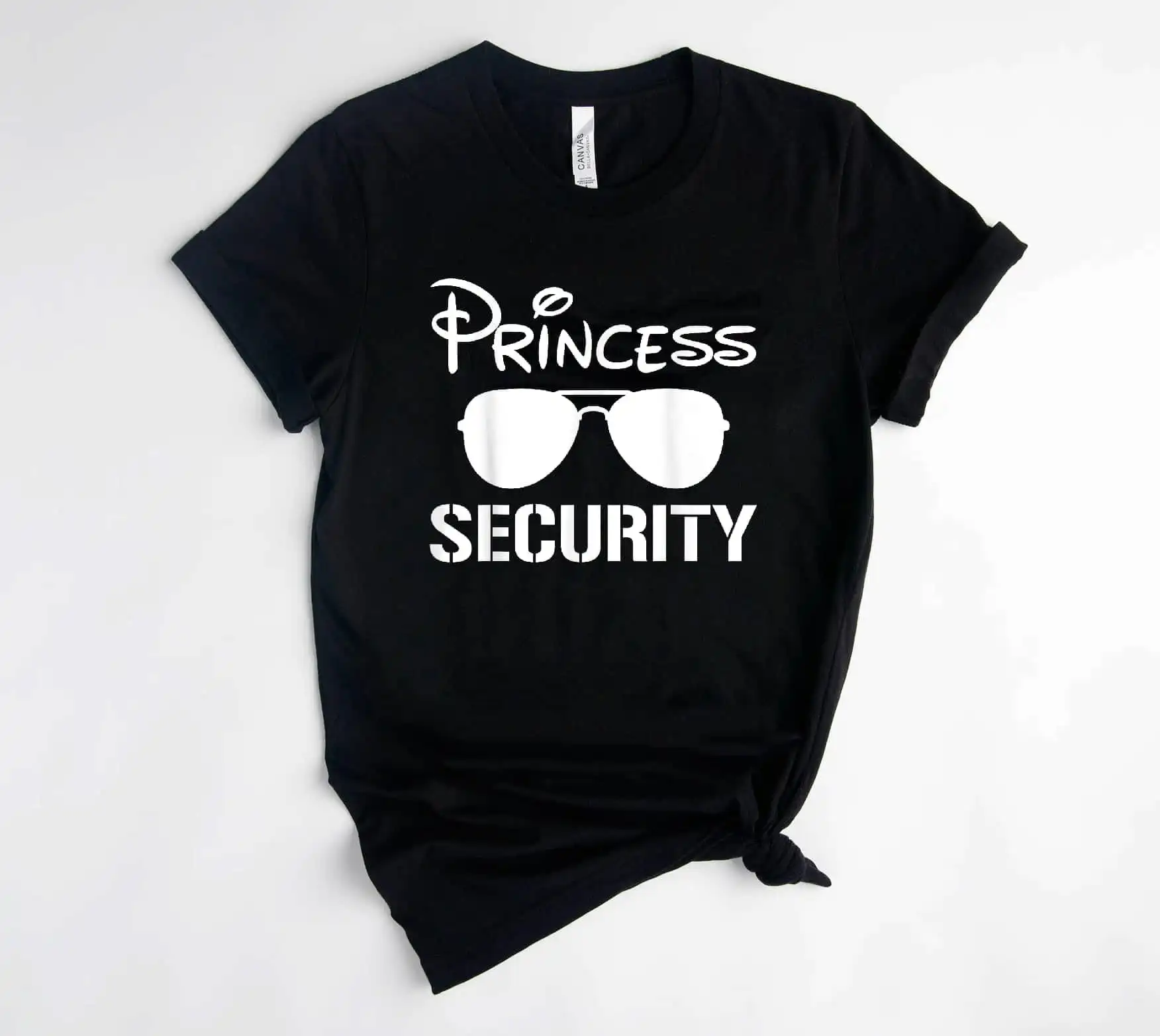 Princess Security Funny Birthday Halloween Party Design T shirt B0C7JDLWP2