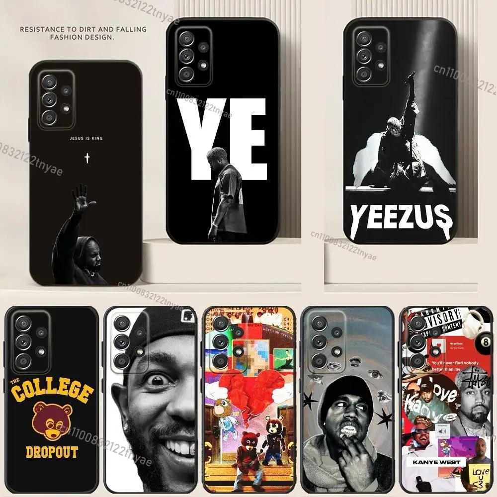 

Bully Kanye West Phone Case For Samsung S24,21,22,23,30,Ultra,20,Plus,Note,10,9,Black soft silicone case