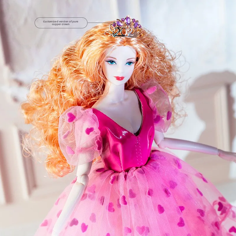 Xianxian boneca roupas terno 1/6 anime bjd 32cm supermodelo boneca roupas acessórios roxo vestido vermelho meninas brinquedos diy coletor