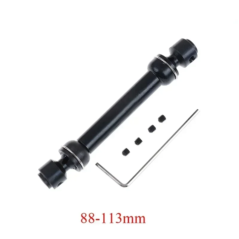 88mm-113mm / 112mm-152mm Heavy Duty Metal Steel Drive Shaft For Axial SCX10 90046 RC4WD D90 Wraith RC Crawler Car Hop Up Parts